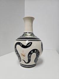 Image 2 of Vase 4 - Gold stars & snakes