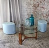 Rondo pouffe table suits