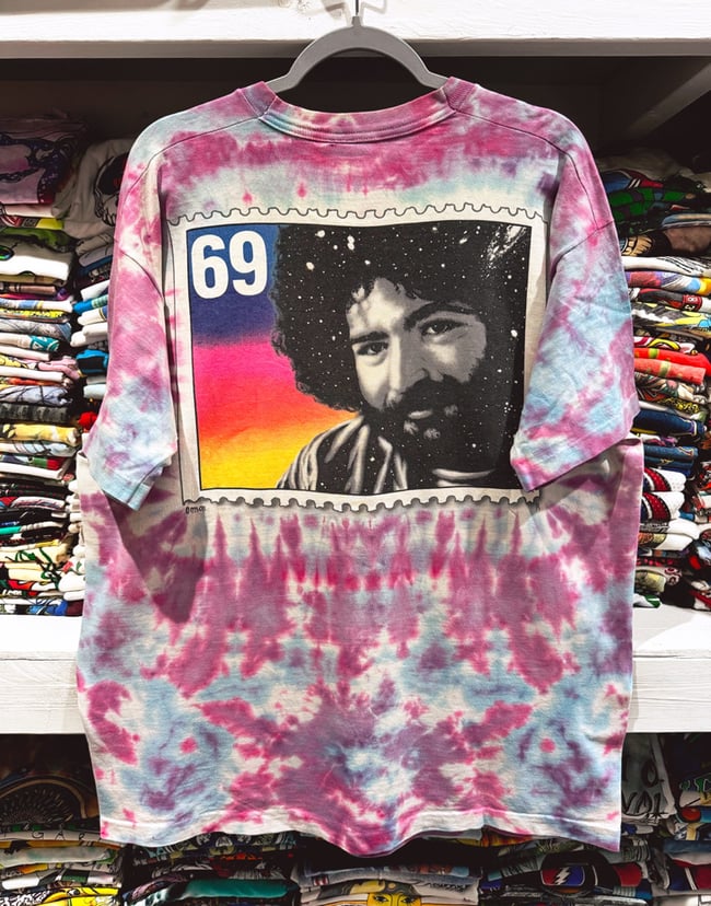 Grateful Dead 1995 Jerry Stamp T-Shirt - Size XL