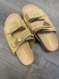 Image 3 of Pradà Woven Slides