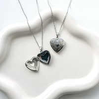 Image 1 of HEART LOCKET IN SILVER 