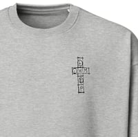 Image 2 of Unisex organic oversized Help Him sweatshirt