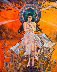 Image 1 of A Thousand Suns Will Stream on Thee Original Watercolor 