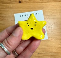 Image 3 of Happy Stars Bring Light Ceramic Figurine - Free Shipping in Contiguous US