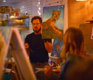 Image of Jolly Brush Sip and Paint Event July 9th