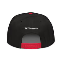 Image 4 of TC Treasure Secret Message Ballcap (Black/Red)