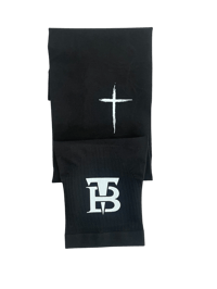 Image 1 of Black and white TB sleeve