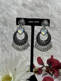 Image 2 of Oxd heart earrings 