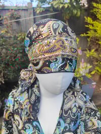 Image 17 of Pefkos co ord sarong set Jade and Gold