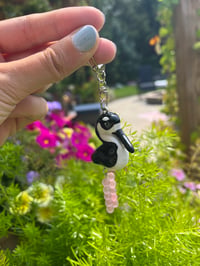 Image 3 of Black-necked Stilt Keychain