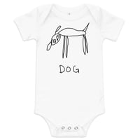 Image 1 of dog Baby short sleeve one piece 