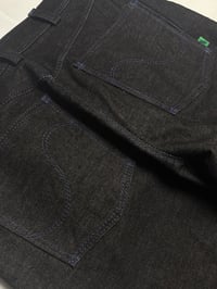 Image 4 of BLACK DENIM JEANS
