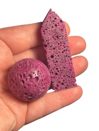 Honey ruby sphere and tower 