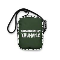 Image 1 of Unfortunately Human (Forest Green) Utility Cross Body Bag