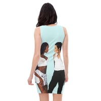Image 4 of Icons All-Over Print Dress Blue