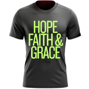 Image of Hope Faith Grace Message Tee