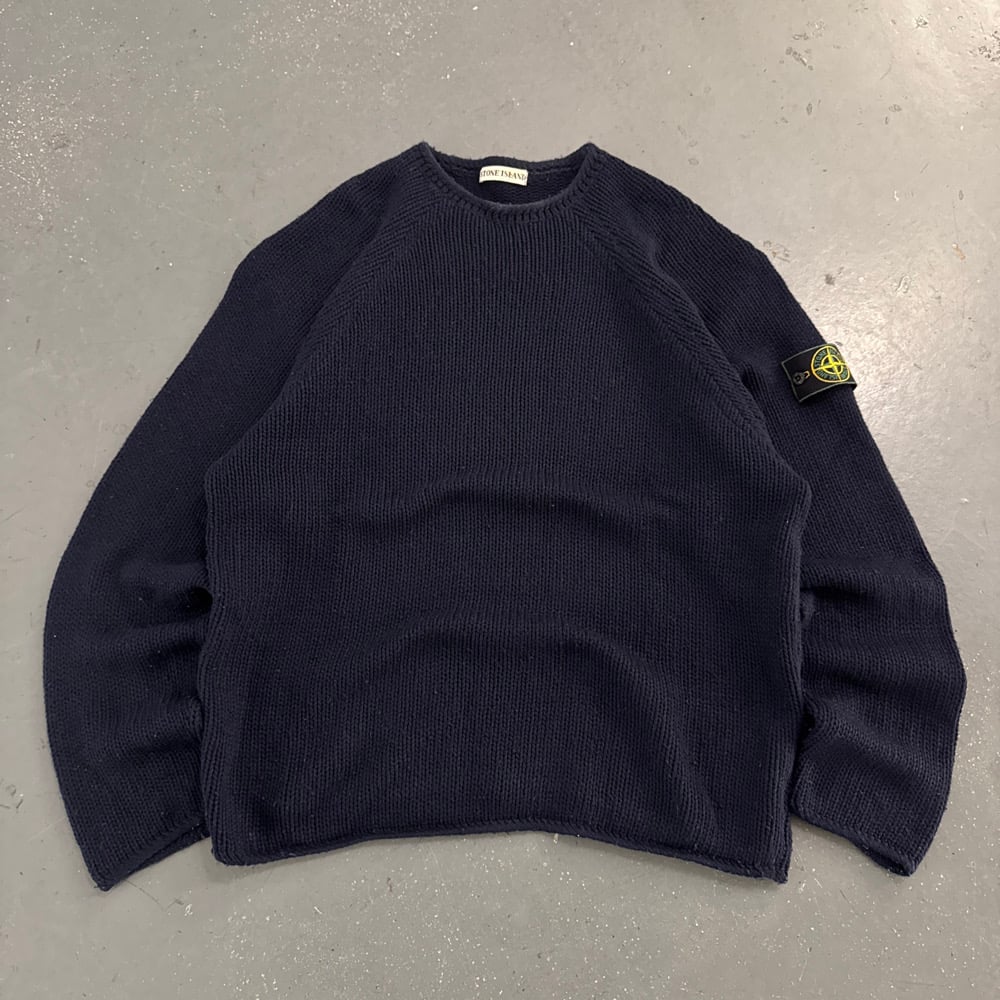 Image of 1980s Stone Island wool sweatshirt, size XL