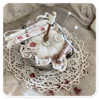 Image 11 of Handmade pin cushion sugar bowl and sewing notions