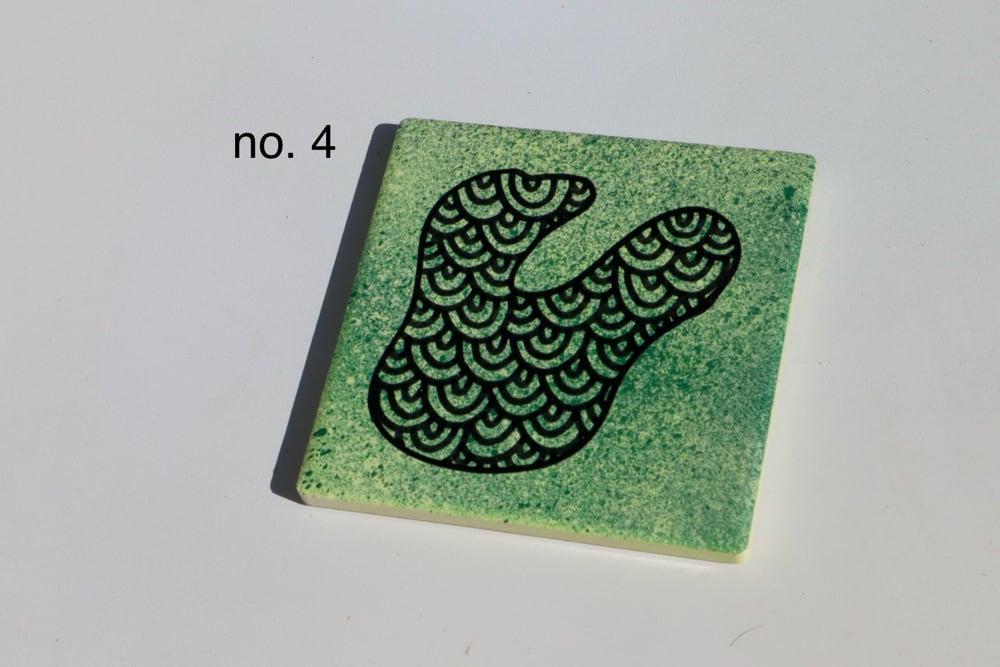 Image of coasters - green 