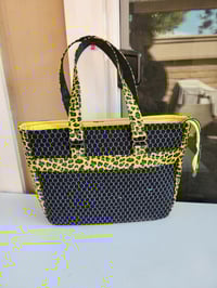 Image 5 of Subhumans punk rock leopard shoulder bag 