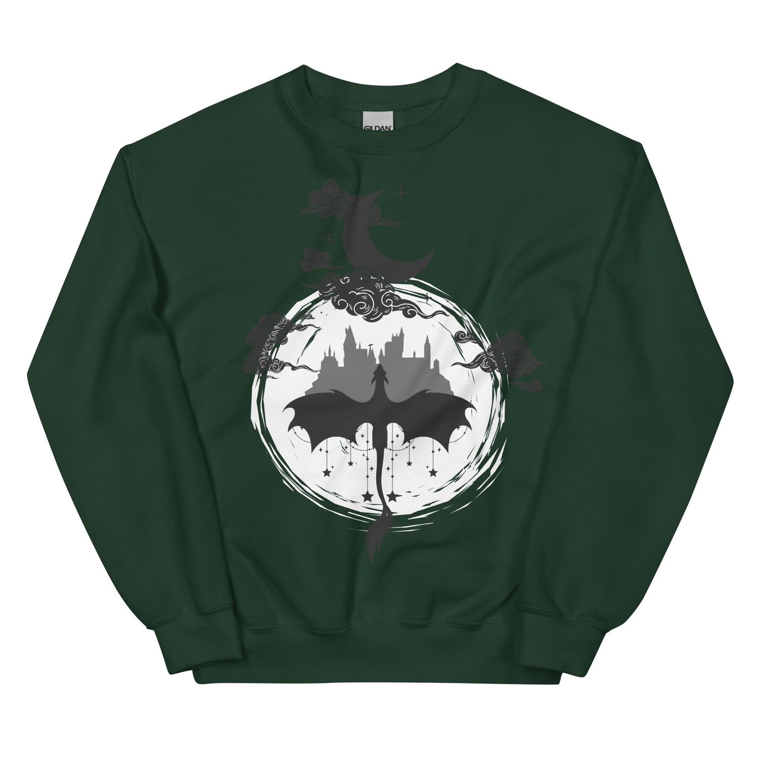 Image of Dragon stars noir Unisex Sweatshirt