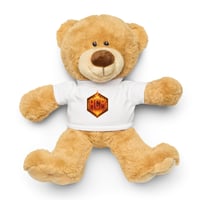 Teddy bear with a HotCheetoMan Symbol T-Shirt