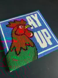 Image 2 of Ay up cock needlepoint kit 