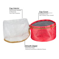 Image 5 of Hair Steamer Cap Electric Hair Heating Cap Thermal Treatment Hat Waterproof Self-heating Hat SPA Nou
