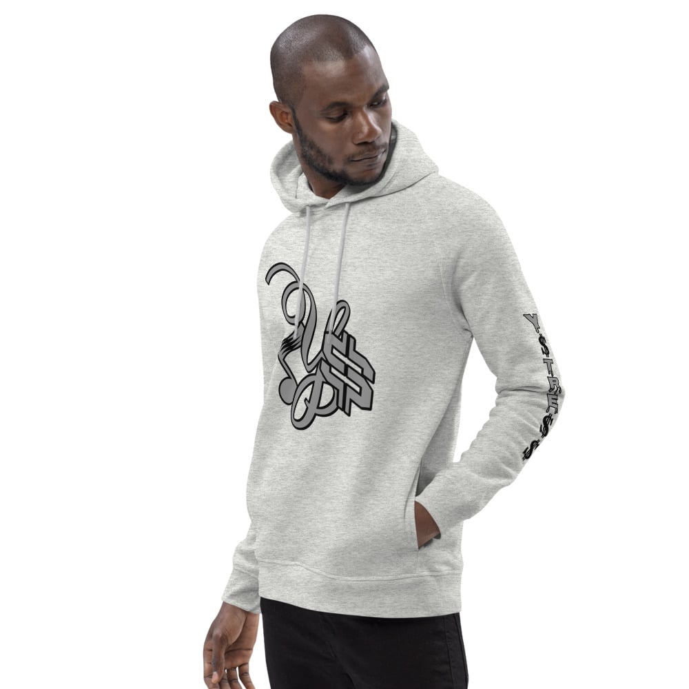 Image of YSDB Exclusive Grey and Black Unisex pullover hoodie 