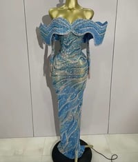 Image 3 of Blue Queen Dress