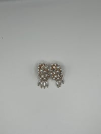 crystal pearl stud 
