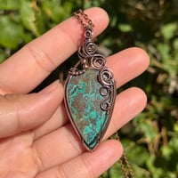 Image 2 of Chrysocolla Pendant 💙💚🤎