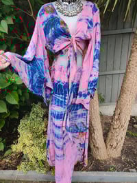 Image 3 of Athena Maxi Skirt /Top Set - waist 40 inches not tied pink-