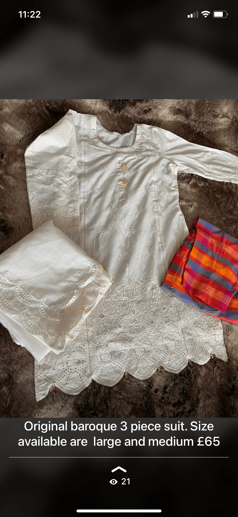 Chicken kari off white baroque