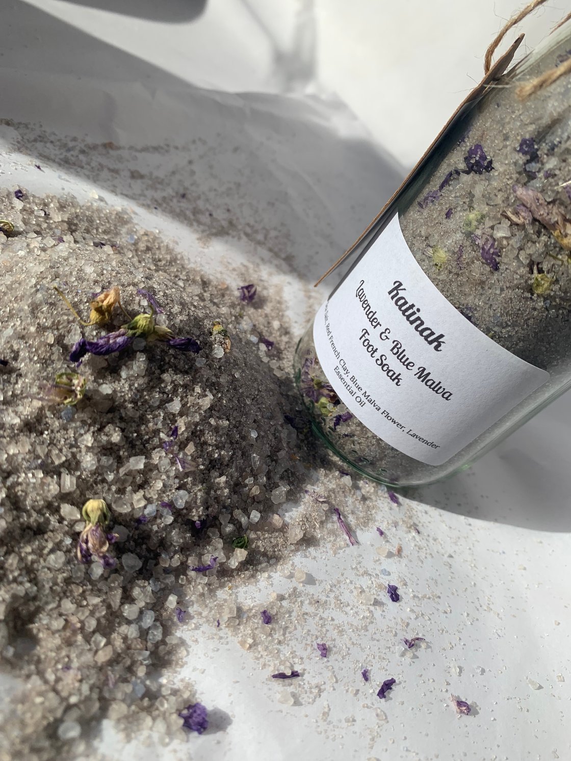 Image of Lavender & Blue Malva Foot Soak