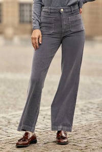 Image 1 of Pantalón Pana Atlanty Gris