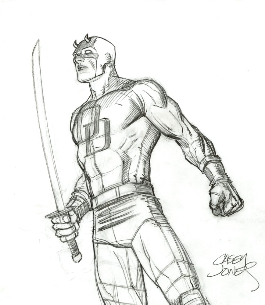Image of Daredevil Sketch