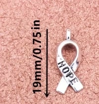 Image 2 of Hope Charm Ribbon Pendant