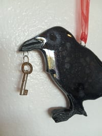 Image 2 of Crow with Antique Key 4