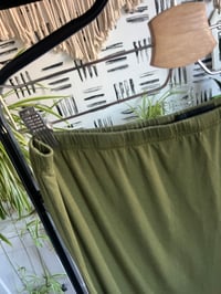 Image 2 of Prettylittlething army green long bodycon skirt