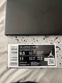 Image 2 of Jordan 4 Military Blue 2024 size 9.5