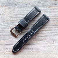 Image 1 of Horween Chromexcel Bison - Navy Blue