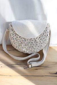 Image 2 of Jázmin horgolt crossbody táska - Zab