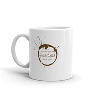 Image 3 of Good Friends, Good Coffee, Good Times (dark) White glossy mug