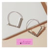 Chevron Hoop Earrings