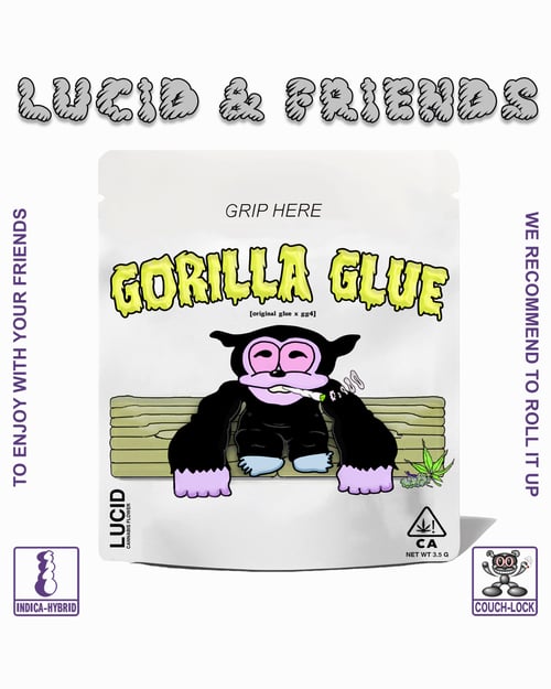 Image of GORILLA GLUE TEE (BLACK)