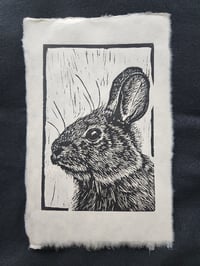 Image 1 of Bunny Block Print
