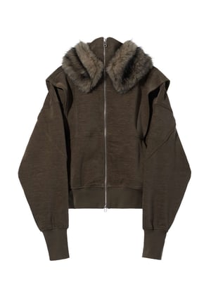 Image of EQUALNEAR - Phantom Zip Hoodie (Olive)