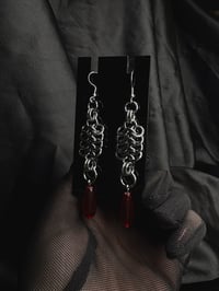 ✦ red drop earrings ✦