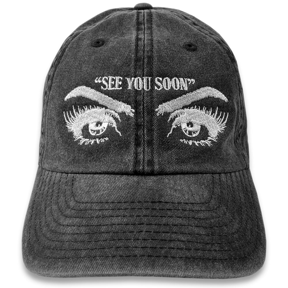 Image of See You Soon Vintage Cap (Coal)